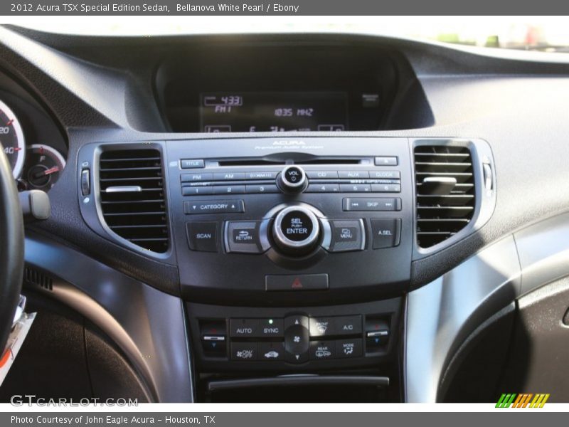 Bellanova White Pearl / Ebony 2012 Acura TSX Special Edition Sedan