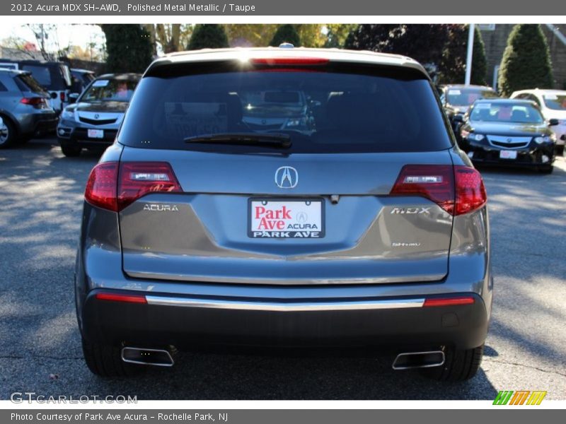 Polished Metal Metallic / Taupe 2012 Acura MDX SH-AWD