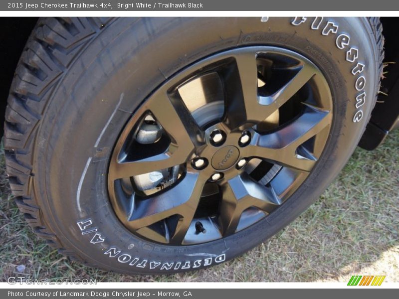 Bright White / Trailhawk Black 2015 Jeep Cherokee Trailhawk 4x4