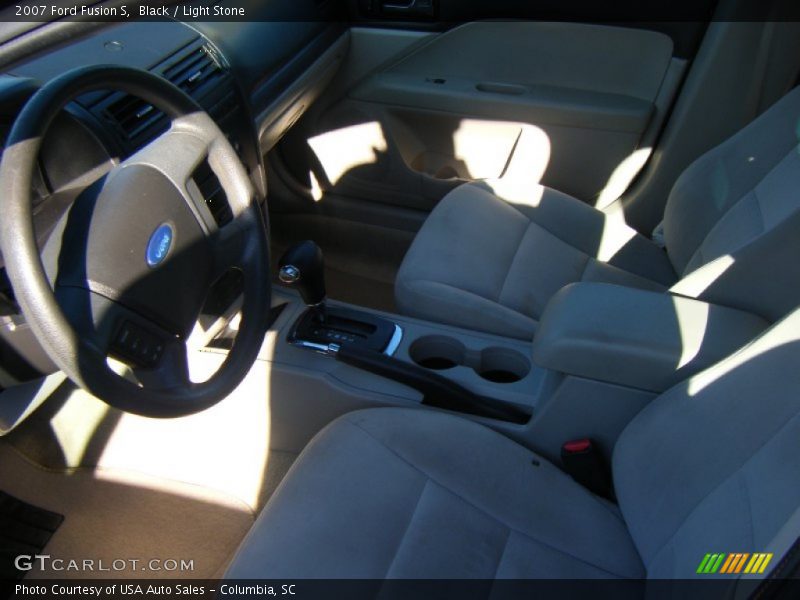 Black / Light Stone 2007 Ford Fusion S