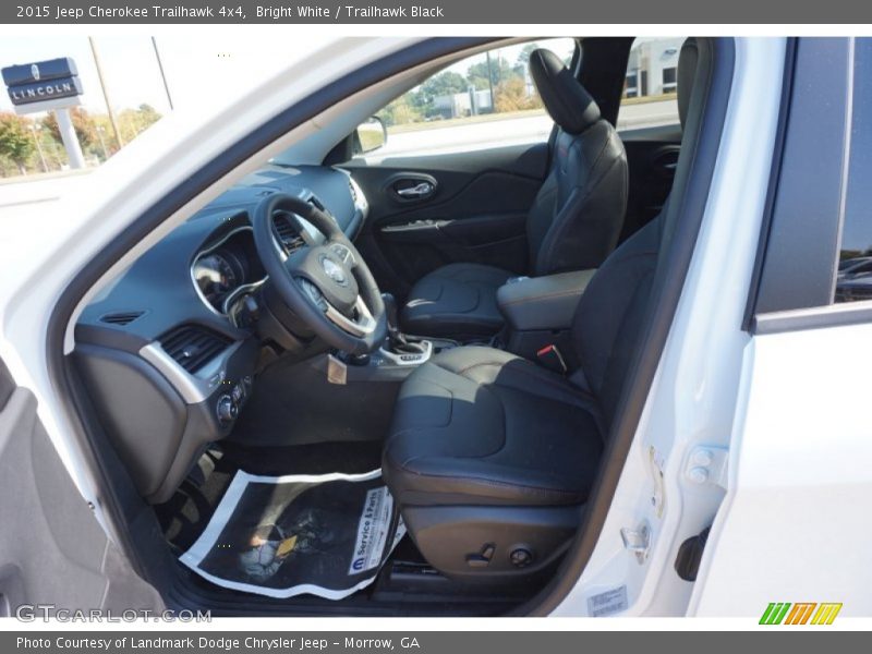 Bright White / Trailhawk Black 2015 Jeep Cherokee Trailhawk 4x4