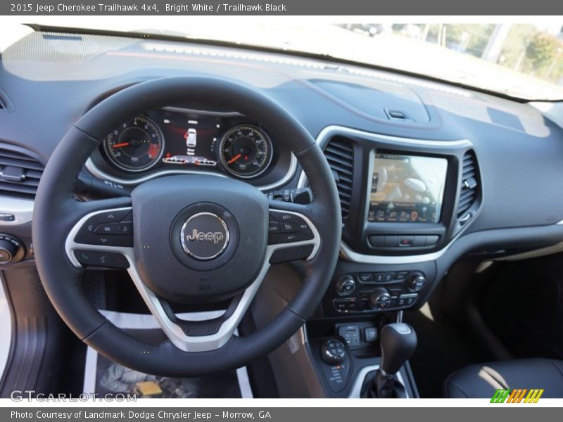 Bright White / Trailhawk Black 2015 Jeep Cherokee Trailhawk 4x4