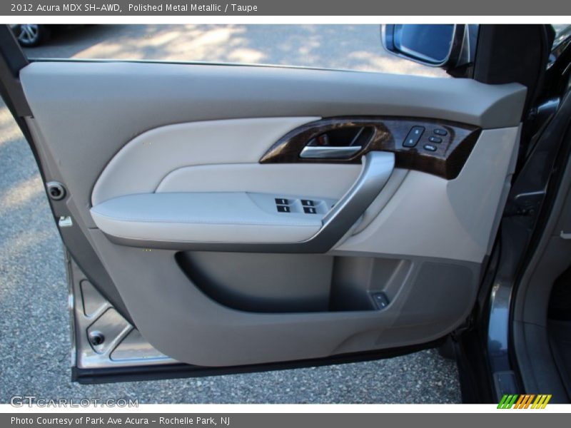 Polished Metal Metallic / Taupe 2012 Acura MDX SH-AWD