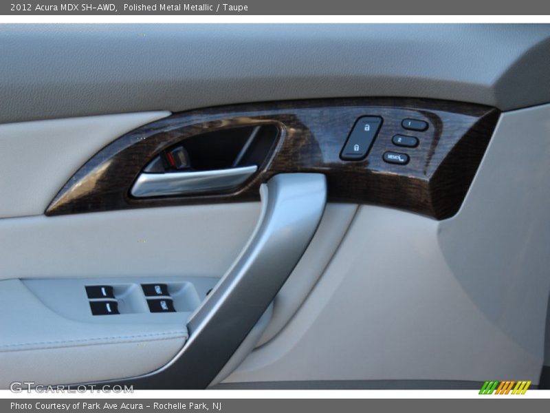 Polished Metal Metallic / Taupe 2012 Acura MDX SH-AWD