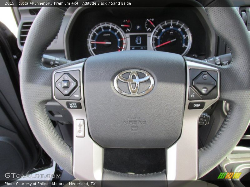 Attitude Black / Sand Beige 2015 Toyota 4Runner SR5 Premium 4x4