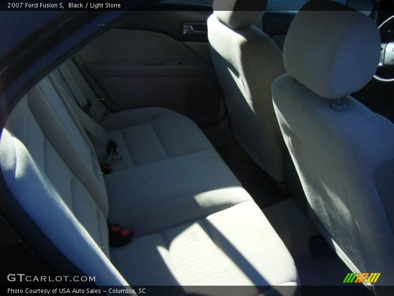 Black / Light Stone 2007 Ford Fusion S