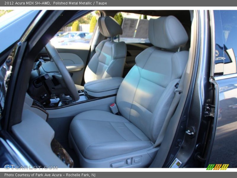 Polished Metal Metallic / Taupe 2012 Acura MDX SH-AWD