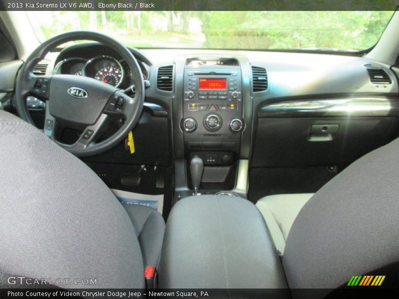 Ebony Black / Black 2013 Kia Sorento LX V6 AWD