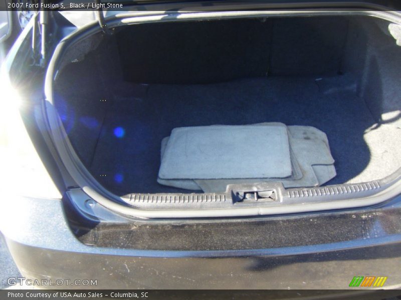Black / Light Stone 2007 Ford Fusion S