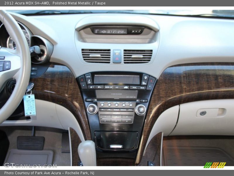 Polished Metal Metallic / Taupe 2012 Acura MDX SH-AWD