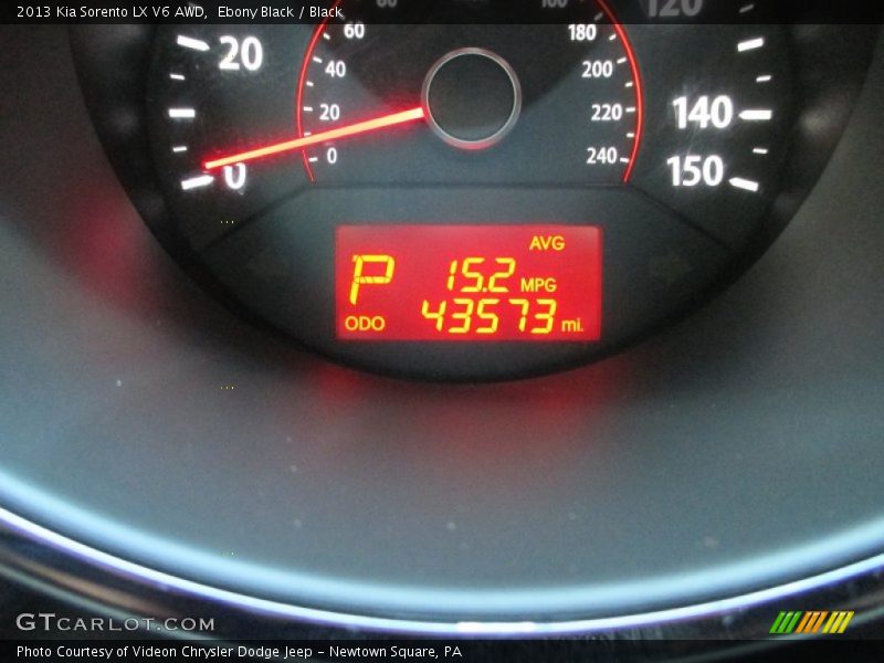 Ebony Black / Black 2013 Kia Sorento LX V6 AWD