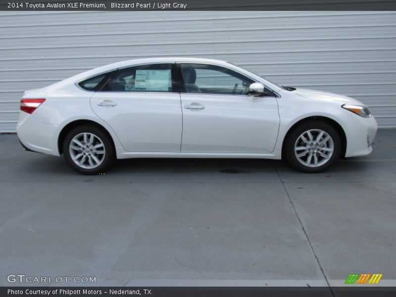 Blizzard Pearl / Light Gray 2014 Toyota Avalon XLE Premium