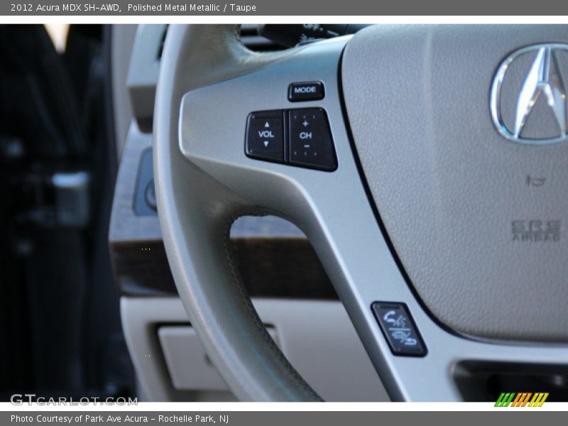 Polished Metal Metallic / Taupe 2012 Acura MDX SH-AWD