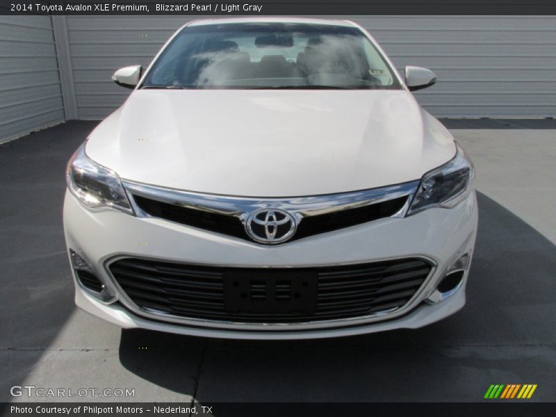 Blizzard Pearl / Light Gray 2014 Toyota Avalon XLE Premium