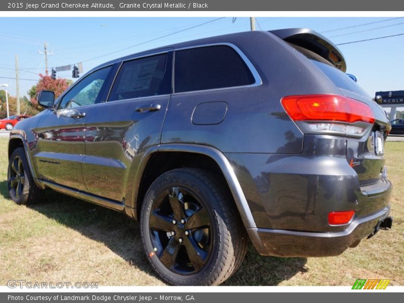 Granite Crystal Metallic / Black 2015 Jeep Grand Cherokee Altitude