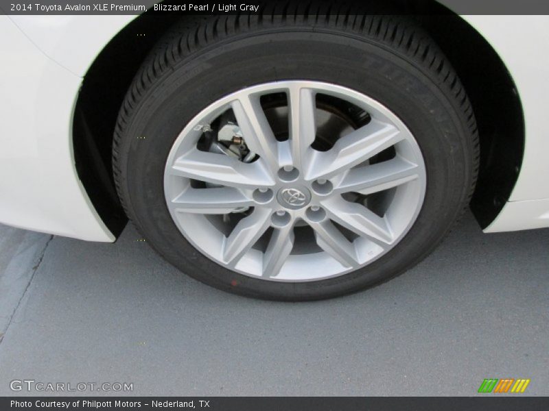 Blizzard Pearl / Light Gray 2014 Toyota Avalon XLE Premium