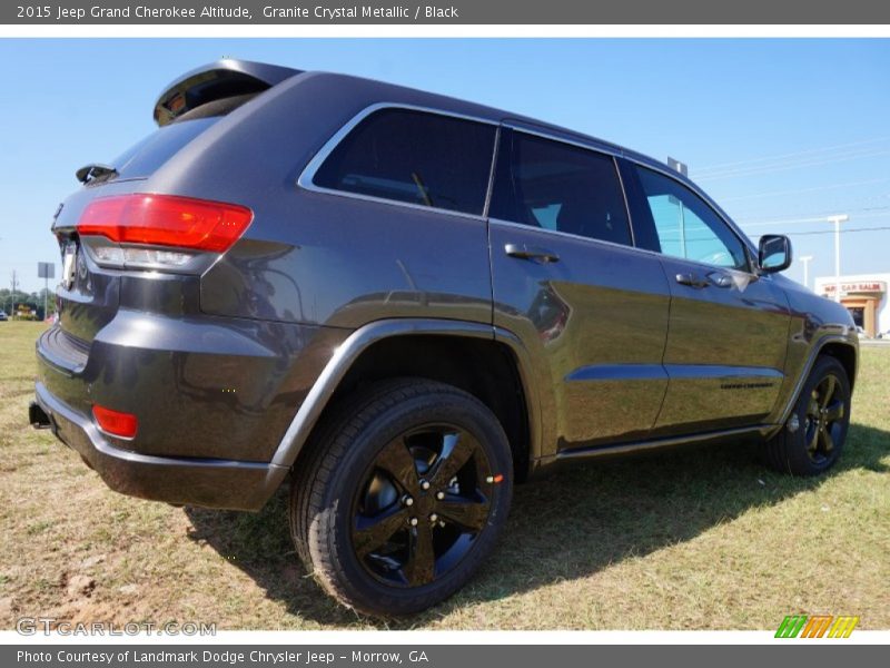 Granite Crystal Metallic / Black 2015 Jeep Grand Cherokee Altitude