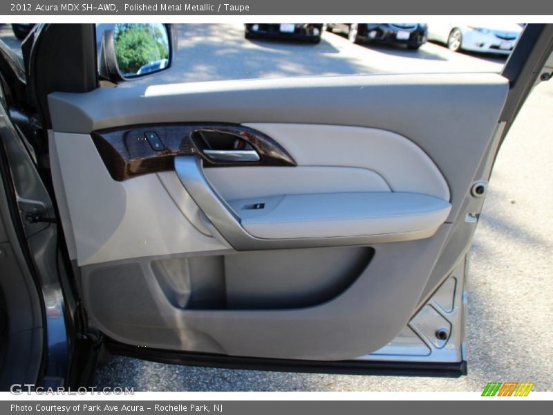 Polished Metal Metallic / Taupe 2012 Acura MDX SH-AWD