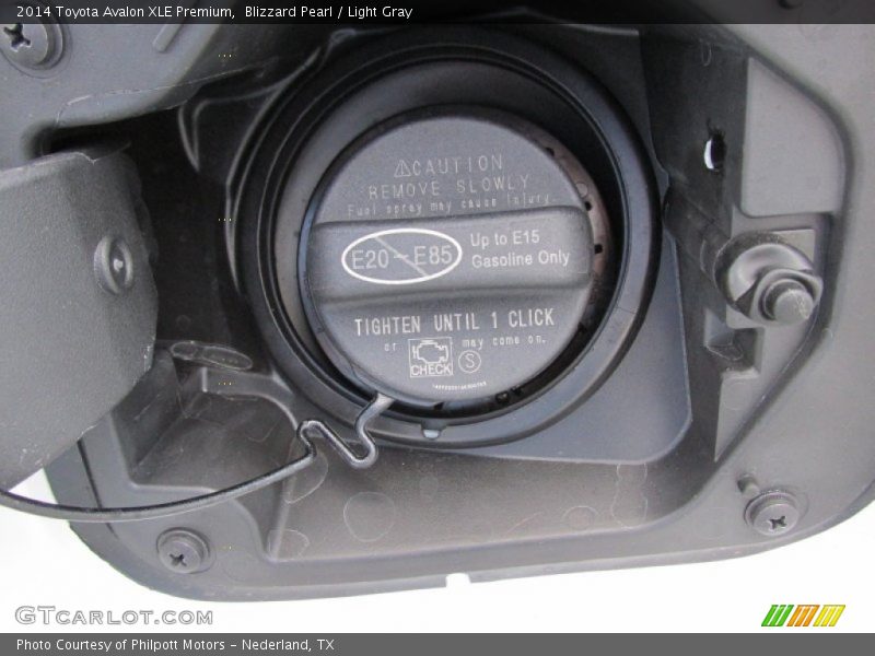 Blizzard Pearl / Light Gray 2014 Toyota Avalon XLE Premium