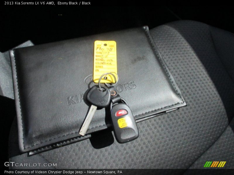 Ebony Black / Black 2013 Kia Sorento LX V6 AWD
