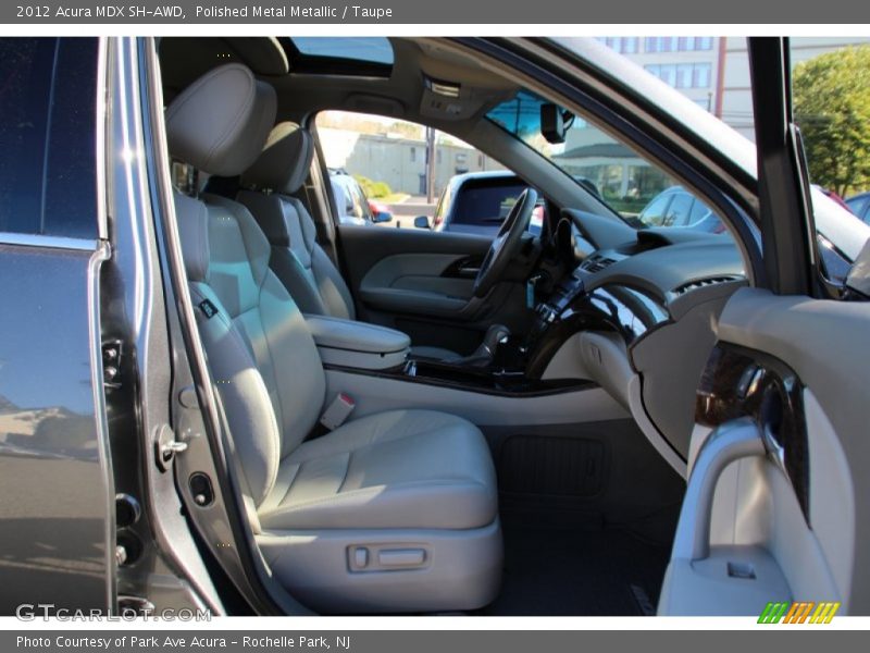 Polished Metal Metallic / Taupe 2012 Acura MDX SH-AWD