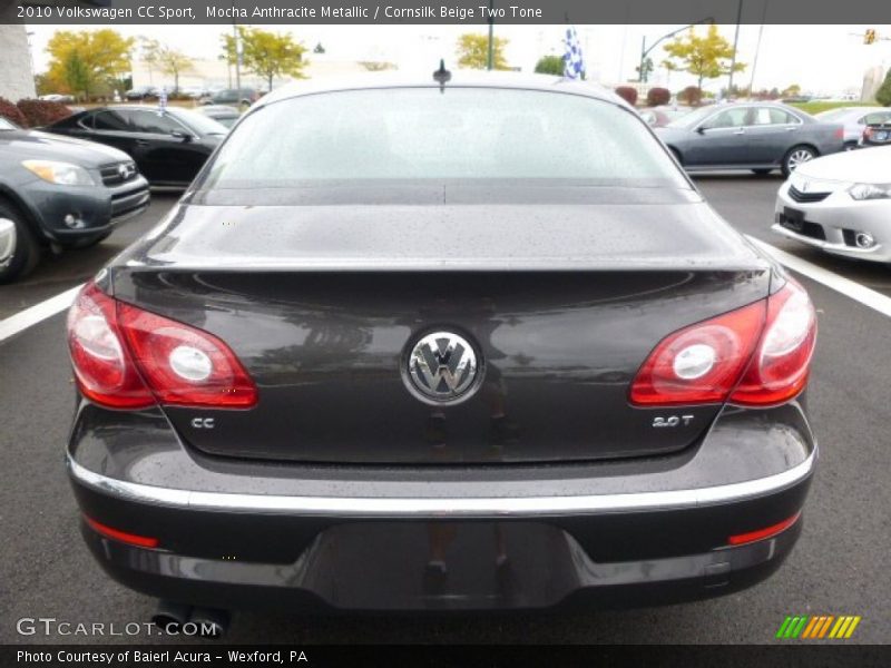 Mocha Anthracite Metallic / Cornsilk Beige Two Tone 2010 Volkswagen CC Sport