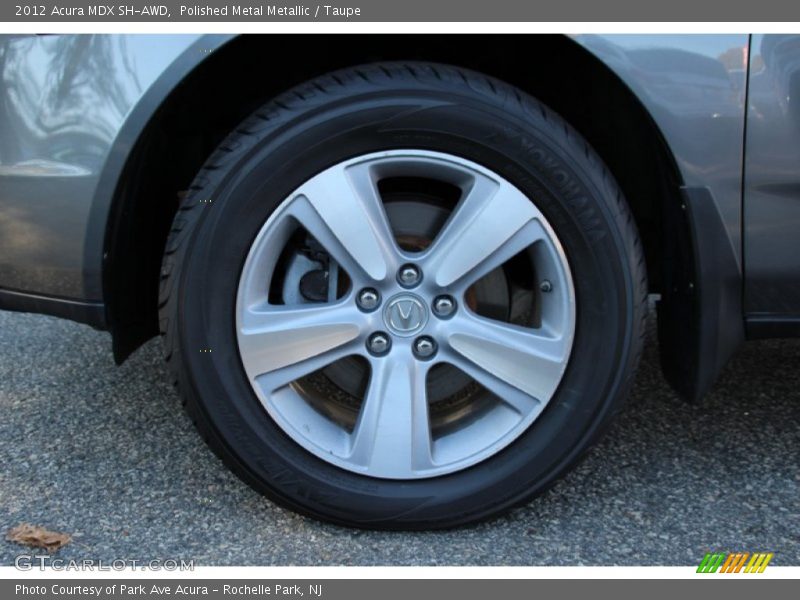 Polished Metal Metallic / Taupe 2012 Acura MDX SH-AWD