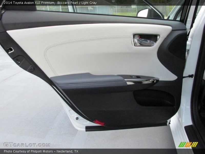 Blizzard Pearl / Light Gray 2014 Toyota Avalon XLE Premium