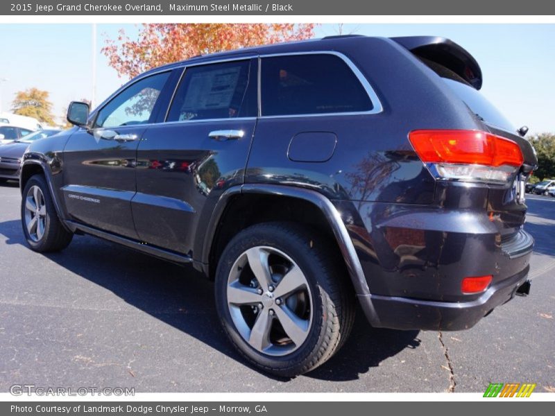 Maximum Steel Metallic / Black 2015 Jeep Grand Cherokee Overland