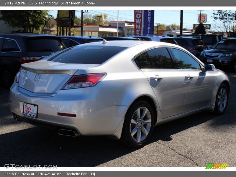Silver Moon / Ebony 2012 Acura TL 3.5 Technology