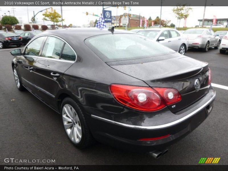 Mocha Anthracite Metallic / Cornsilk Beige Two Tone 2010 Volkswagen CC Sport