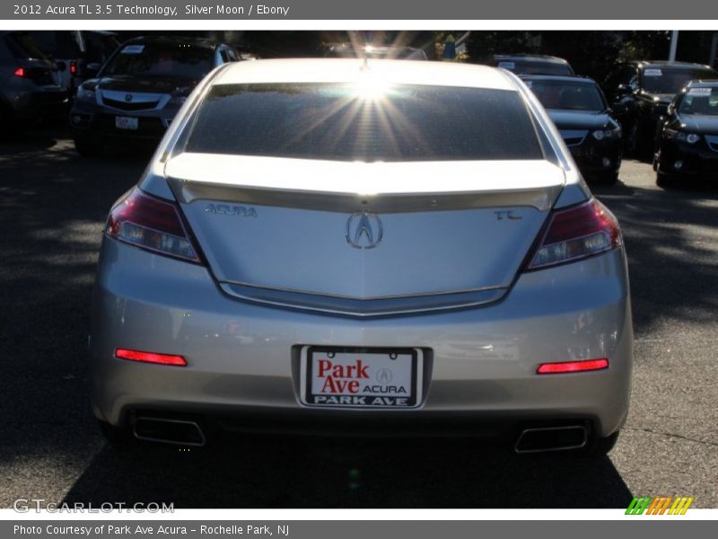 Silver Moon / Ebony 2012 Acura TL 3.5 Technology