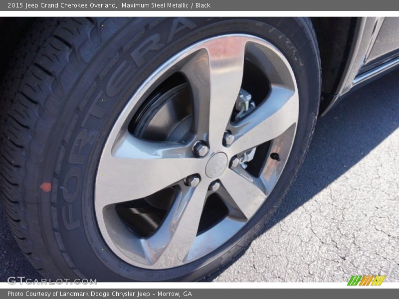 Maximum Steel Metallic / Black 2015 Jeep Grand Cherokee Overland