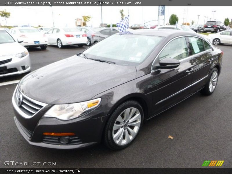 Mocha Anthracite Metallic / Cornsilk Beige Two Tone 2010 Volkswagen CC Sport