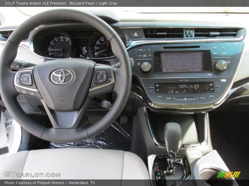 Blizzard Pearl / Light Gray 2014 Toyota Avalon XLE Premium