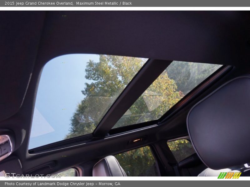 Maximum Steel Metallic / Black 2015 Jeep Grand Cherokee Overland