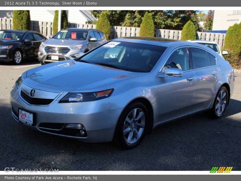 Silver Moon / Ebony 2012 Acura TL 3.5 Technology