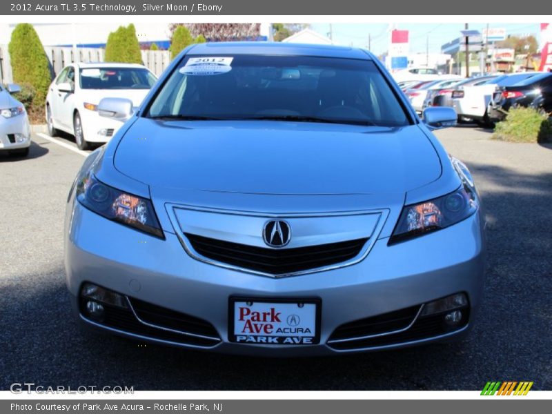 Silver Moon / Ebony 2012 Acura TL 3.5 Technology
