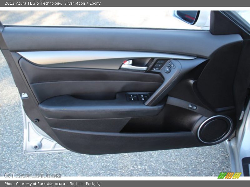 Silver Moon / Ebony 2012 Acura TL 3.5 Technology