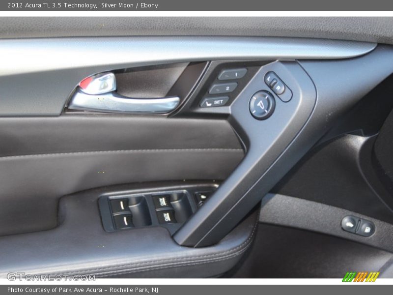 Silver Moon / Ebony 2012 Acura TL 3.5 Technology