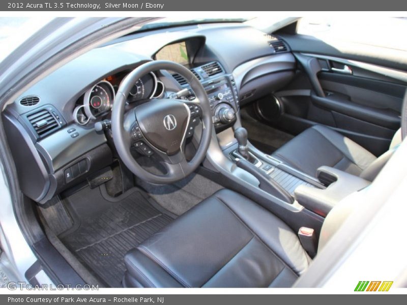Silver Moon / Ebony 2012 Acura TL 3.5 Technology