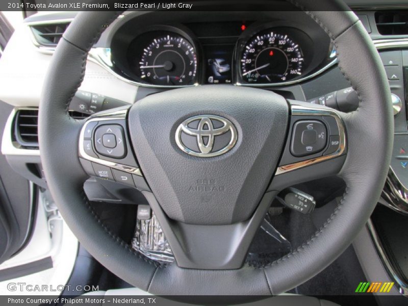 Blizzard Pearl / Light Gray 2014 Toyota Avalon XLE Premium
