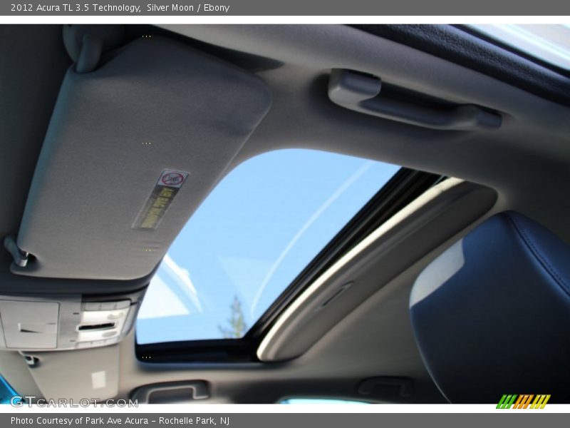 Silver Moon / Ebony 2012 Acura TL 3.5 Technology