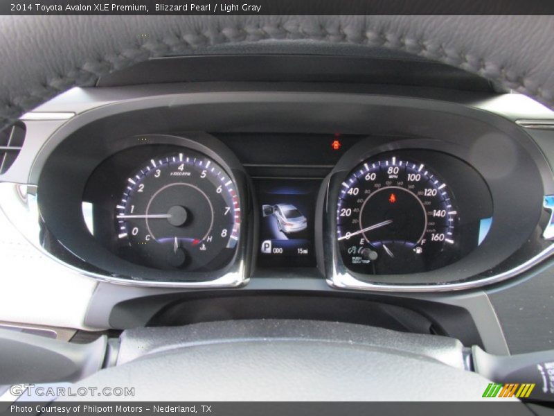 Blizzard Pearl / Light Gray 2014 Toyota Avalon XLE Premium