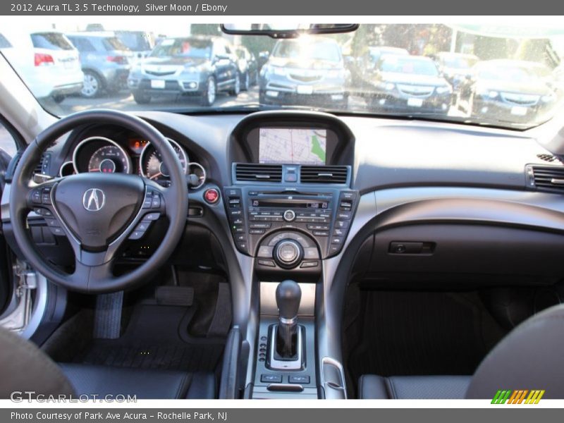 Silver Moon / Ebony 2012 Acura TL 3.5 Technology