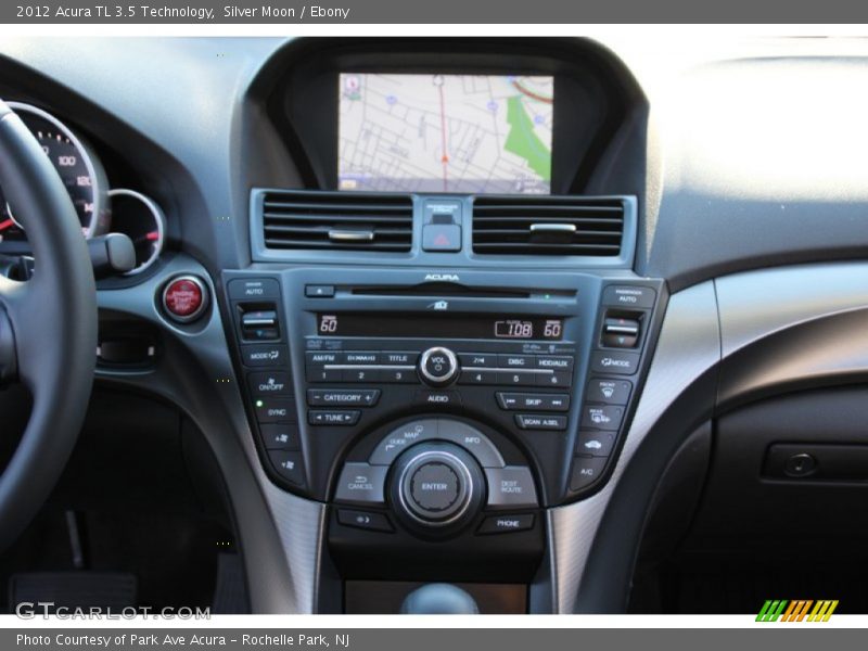Silver Moon / Ebony 2012 Acura TL 3.5 Technology
