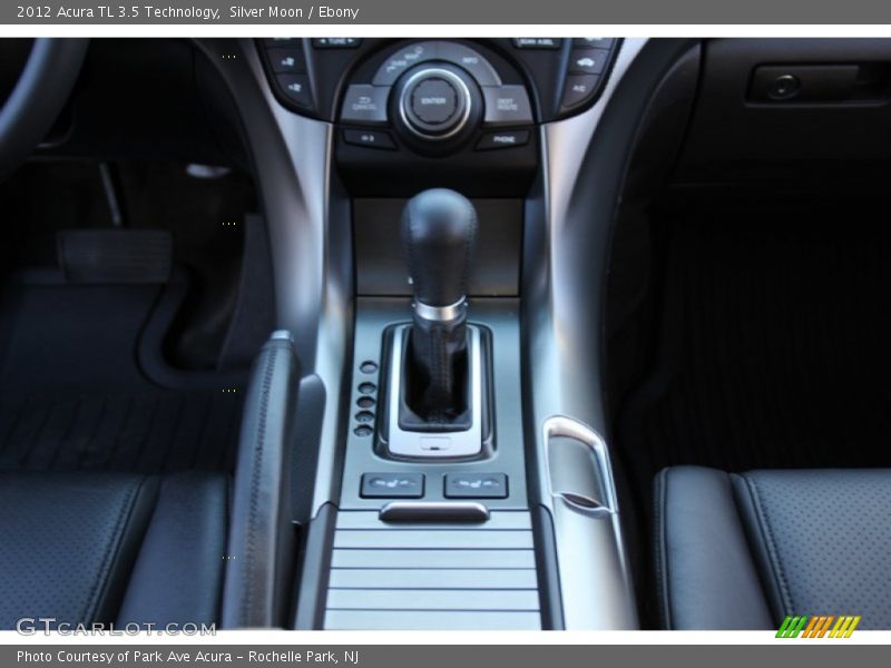 Silver Moon / Ebony 2012 Acura TL 3.5 Technology
