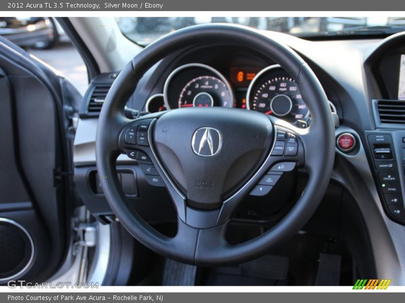Silver Moon / Ebony 2012 Acura TL 3.5 Technology