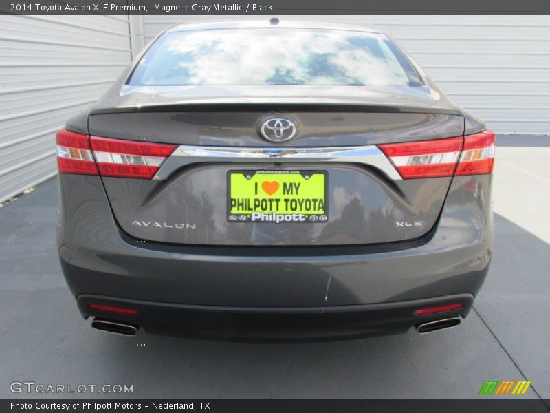 Magnetic Gray Metallic / Black 2014 Toyota Avalon XLE Premium