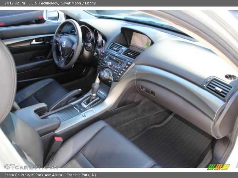 Silver Moon / Ebony 2012 Acura TL 3.5 Technology